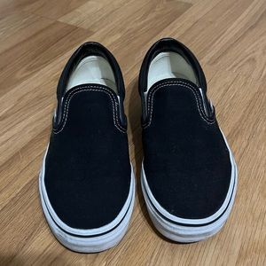 Black Slip-On Vans